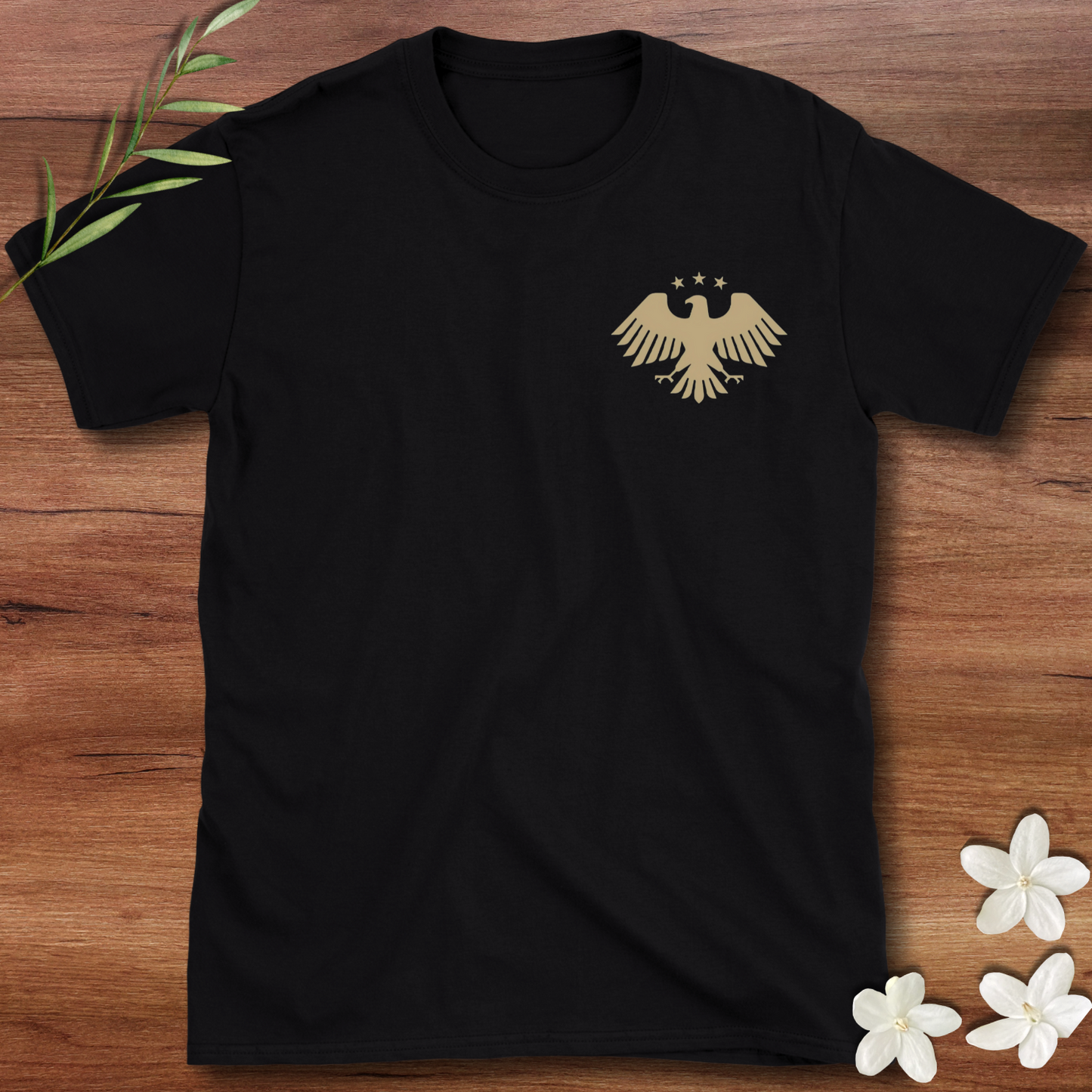 Pocket Peaceful Olive Branch Dove Tee