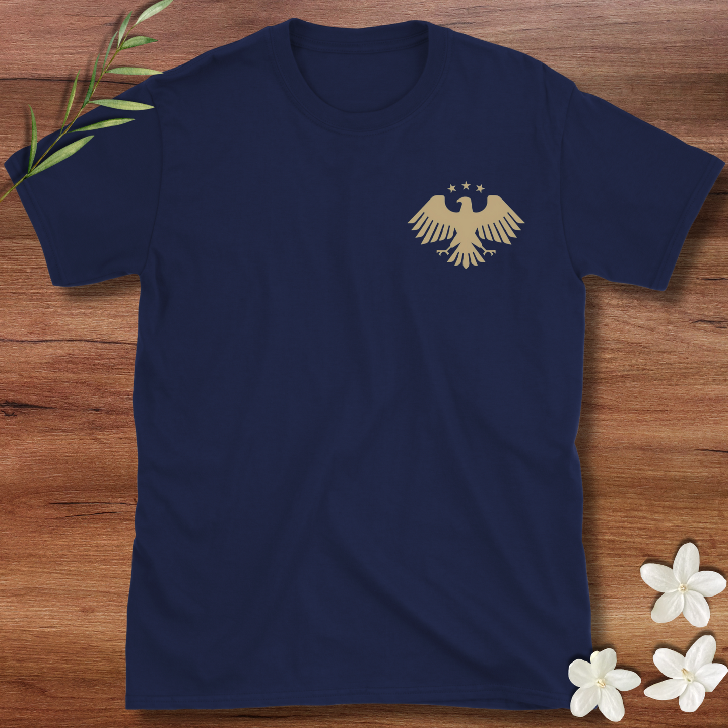 Pocket Peaceful Olive Branch Dove Tee