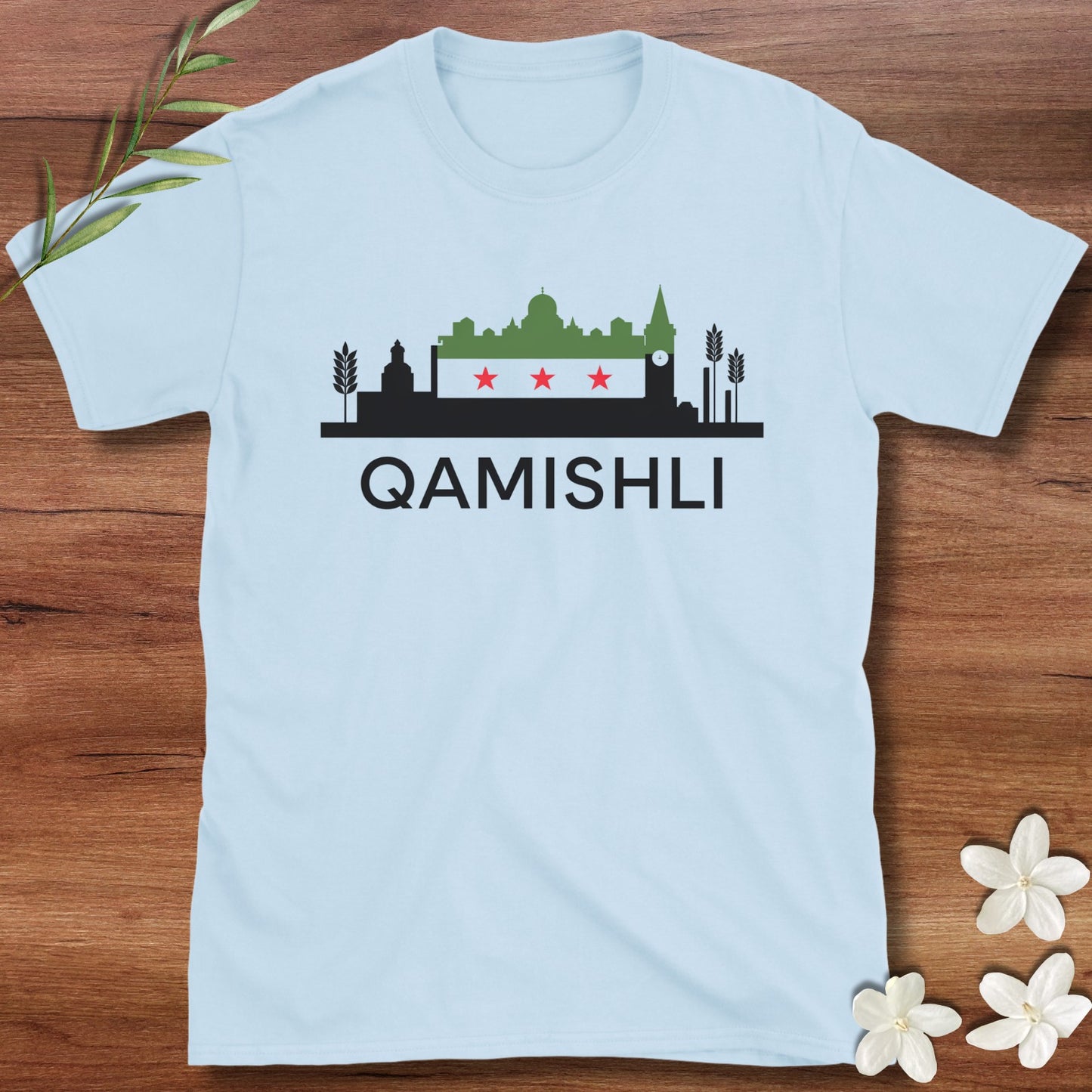 Qamishli Syrian Flag Tee