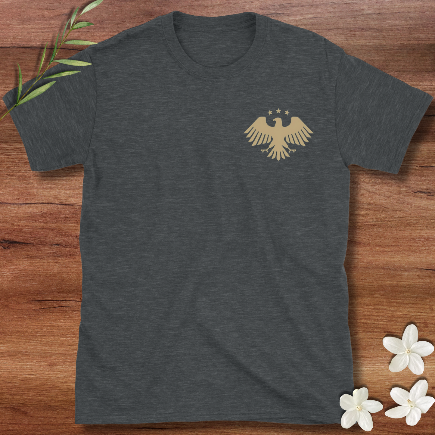 Pocket Peaceful Olive Branch Dove Tee