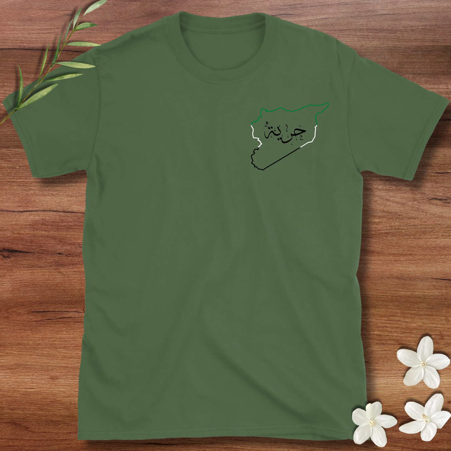 Pocket Syria Triple Color Freedom Tee
