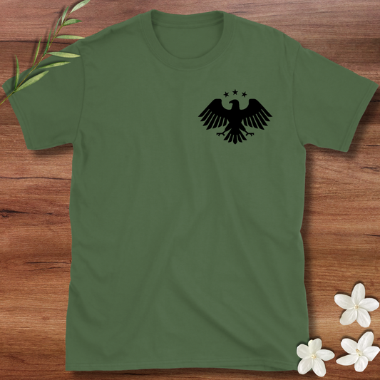 Pocket Black Syrian Visual Identity Tee