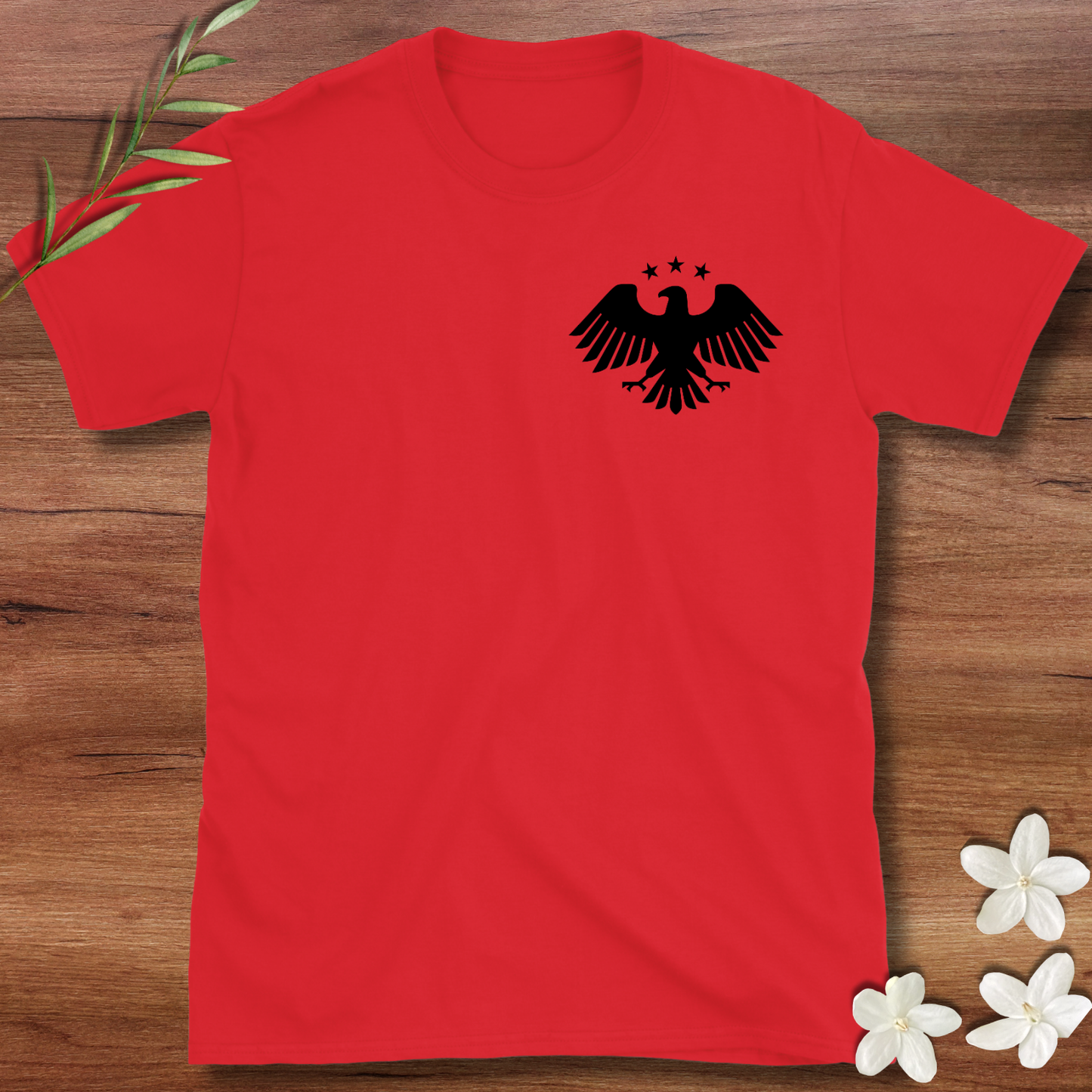 Pocket Black Syrian Visual Identity Tee