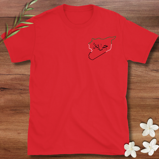 Pocket Syria Triple Color Freedom Tee