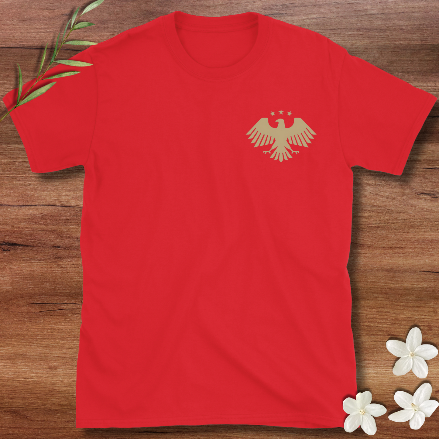 Pocket Peaceful Olive Branch Dove Tee