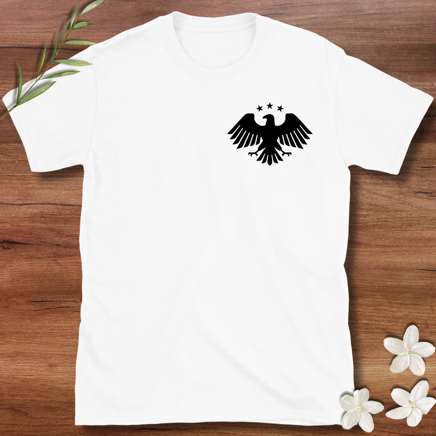 Pocket Black Syrian Visual Identity Tee