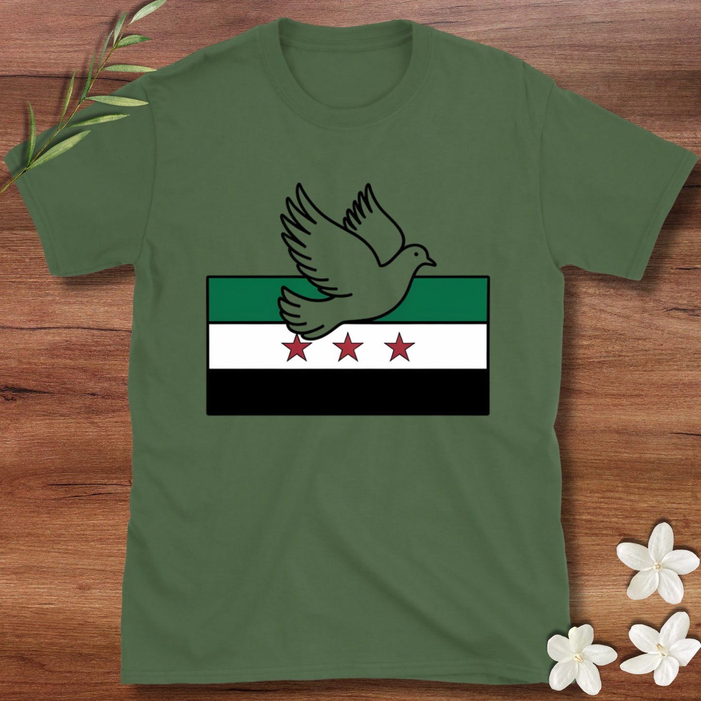 Syrian Flag Dove Tee