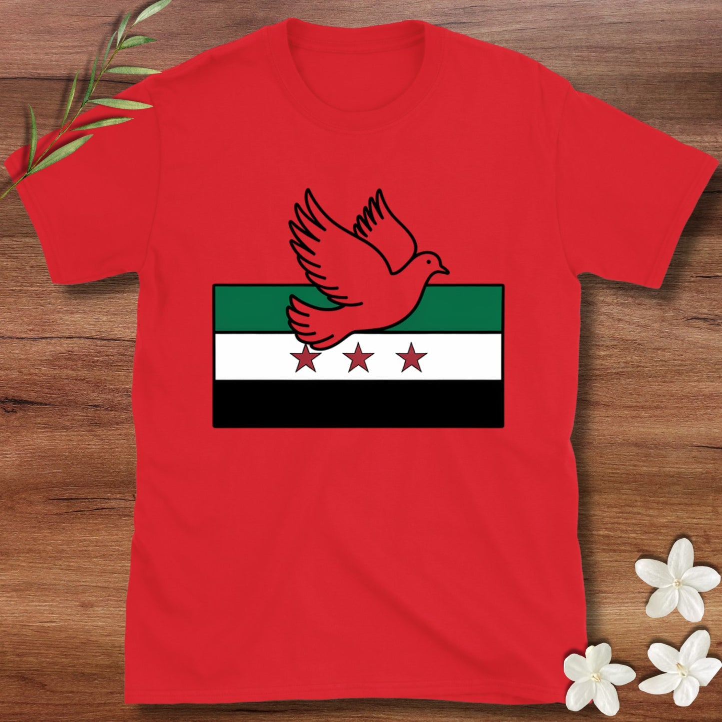 Syrian Flag Dove Tee