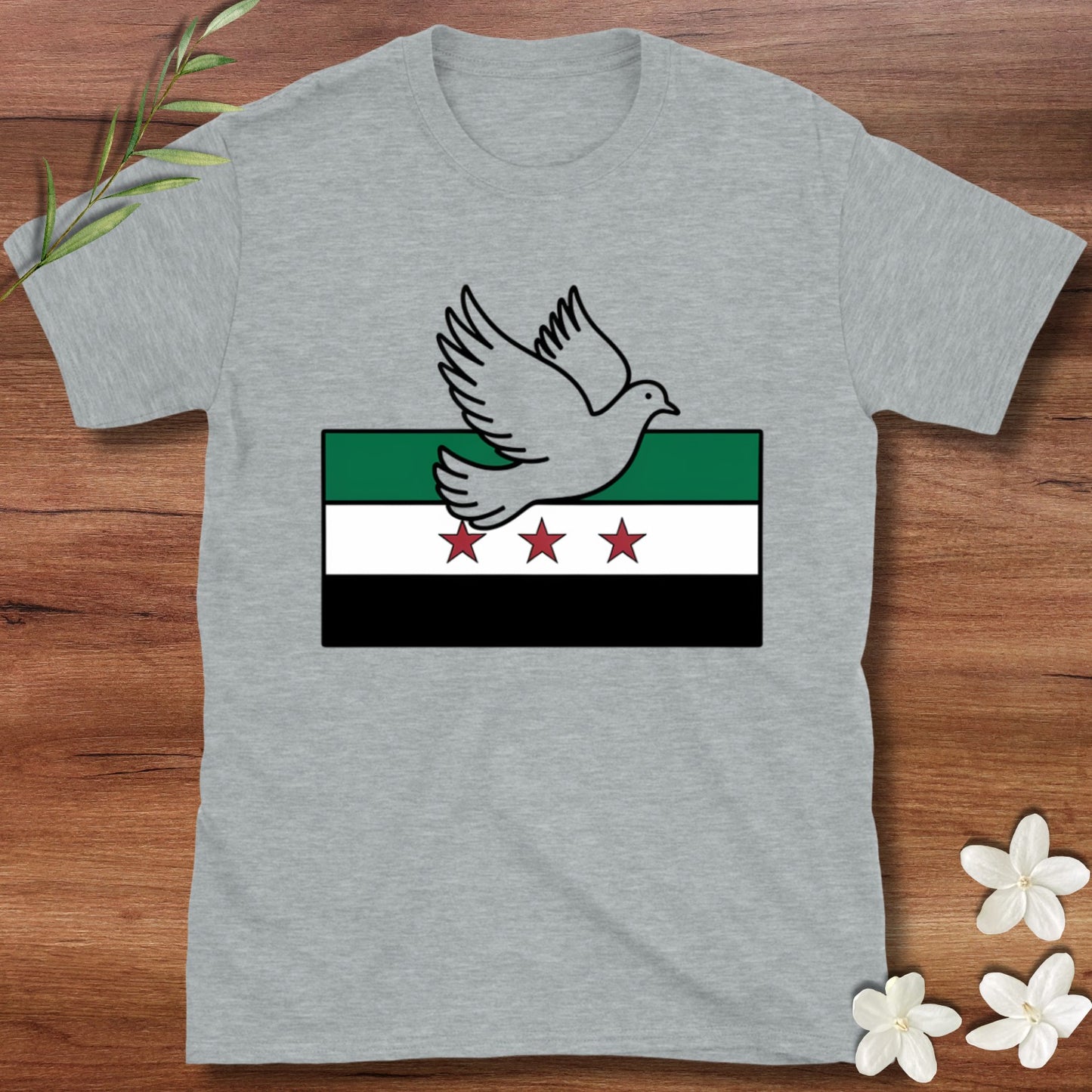 Syrian Flag Dove Tee