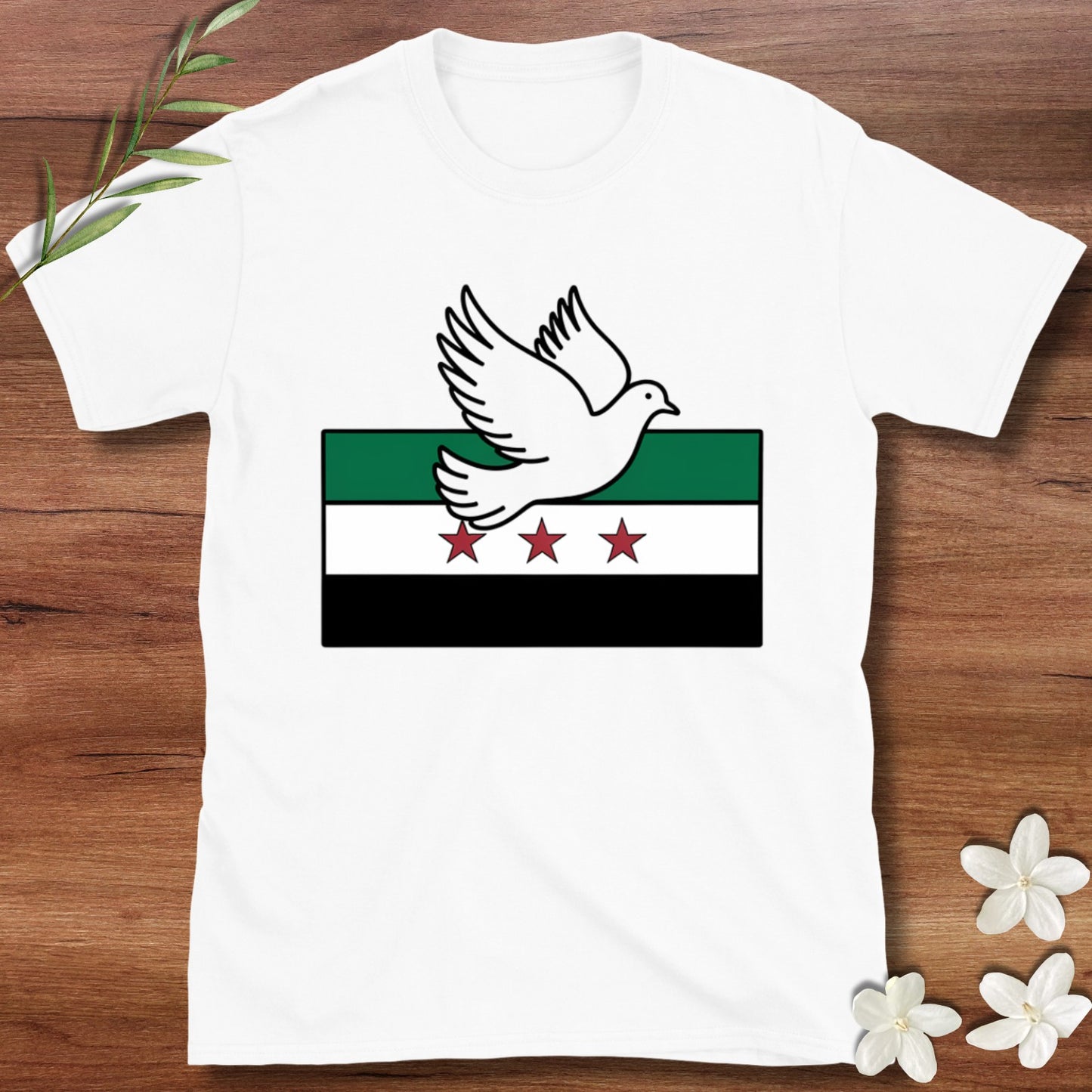 Syrian Flag Dove Tee