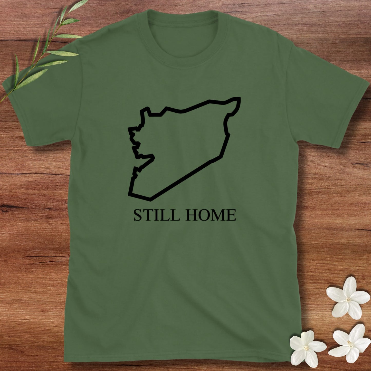 Still Home Map Outline Tee