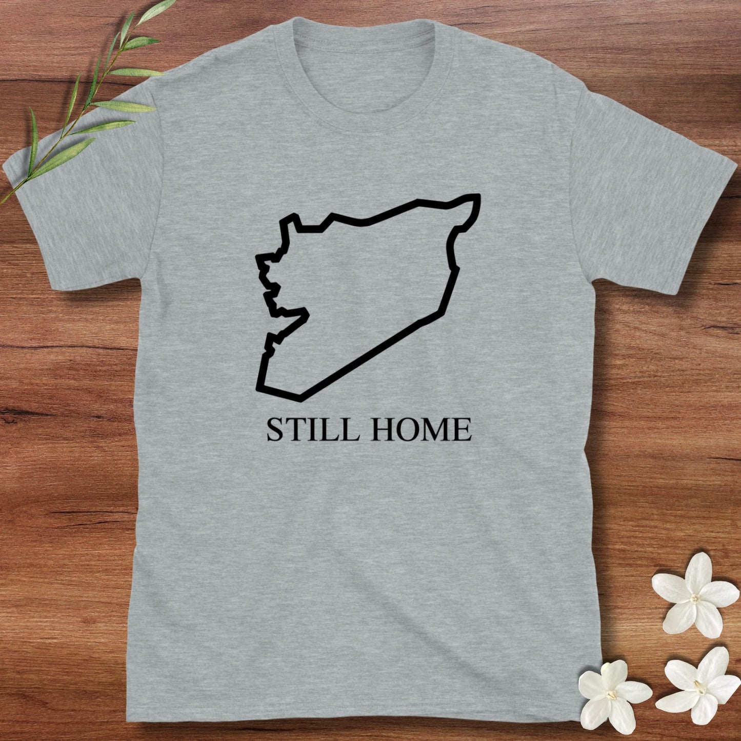 Still Home Map Outline Tee