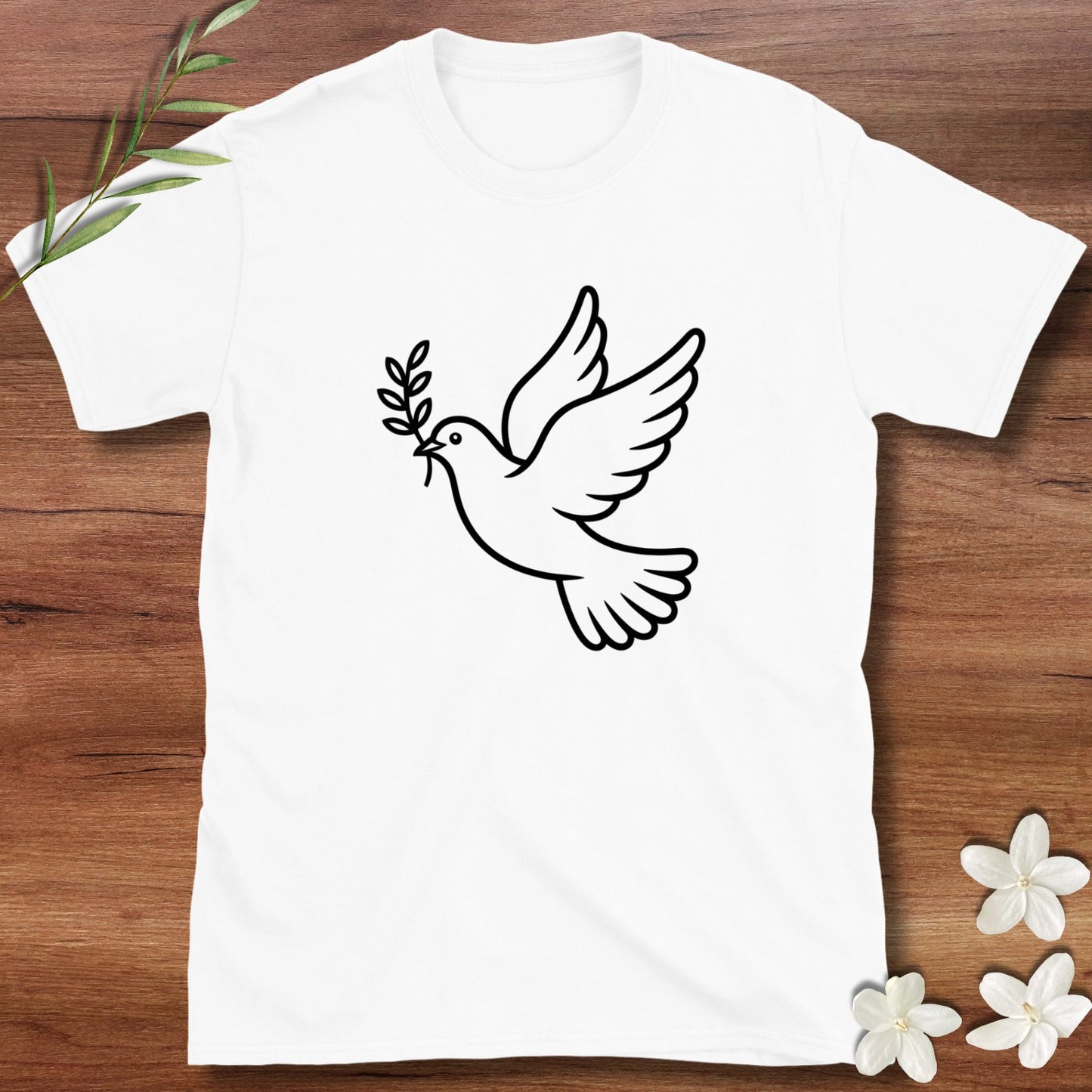 Freedom Dove Olive Branch Tee