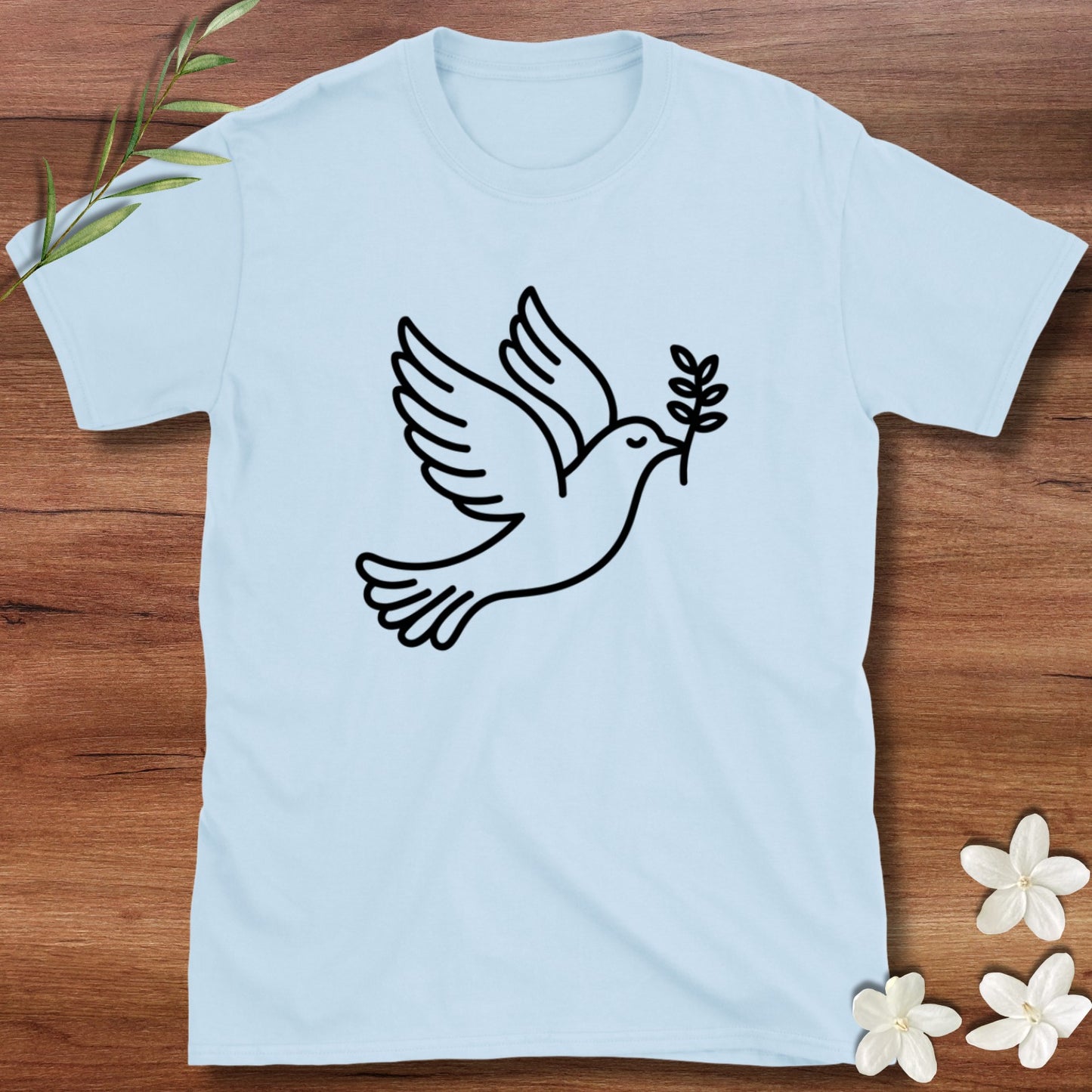 Peaceful Olive Branch Dove Tee