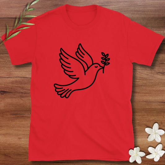 Peaceful Olive Branch Dove Tee