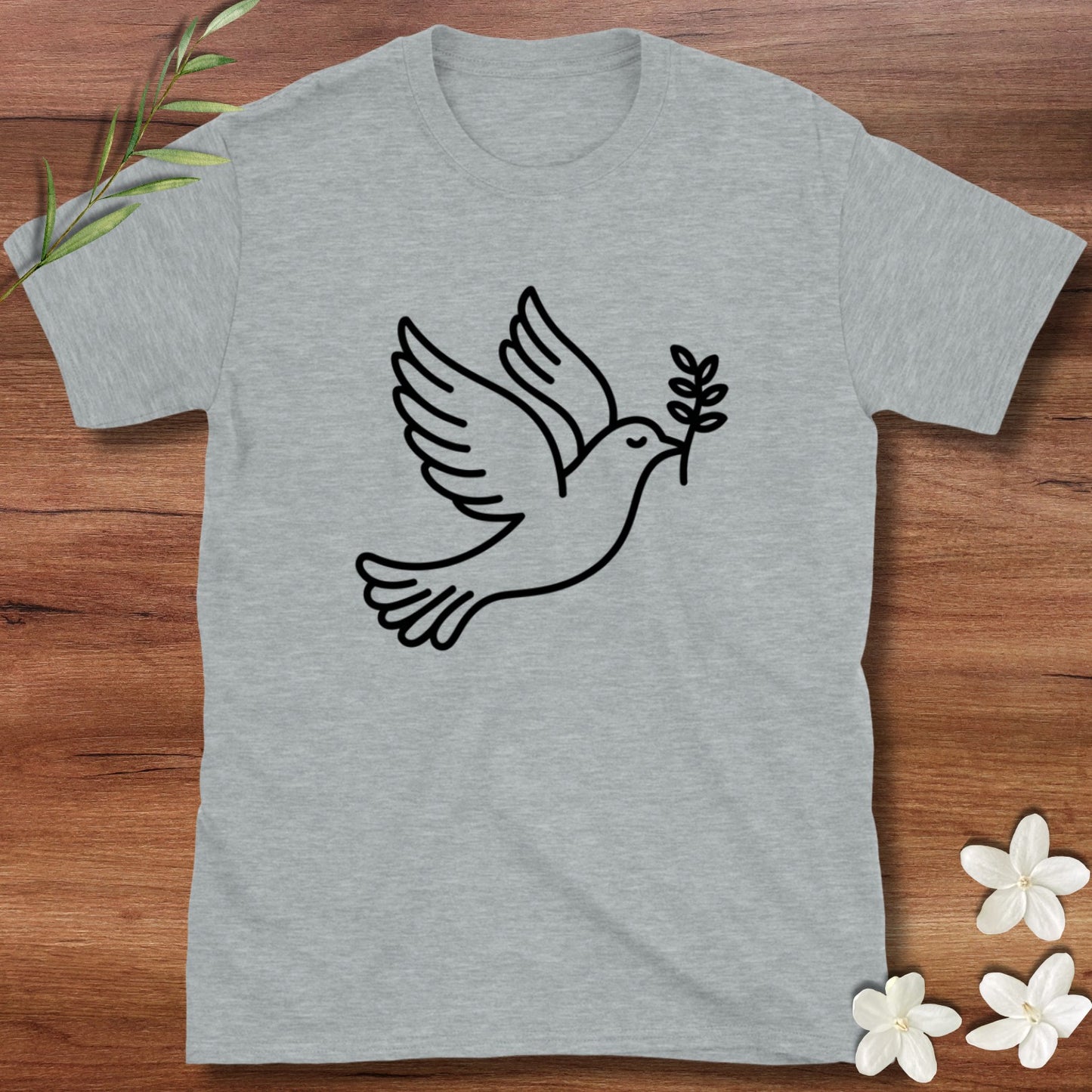 Peaceful Olive Branch Dove Tee