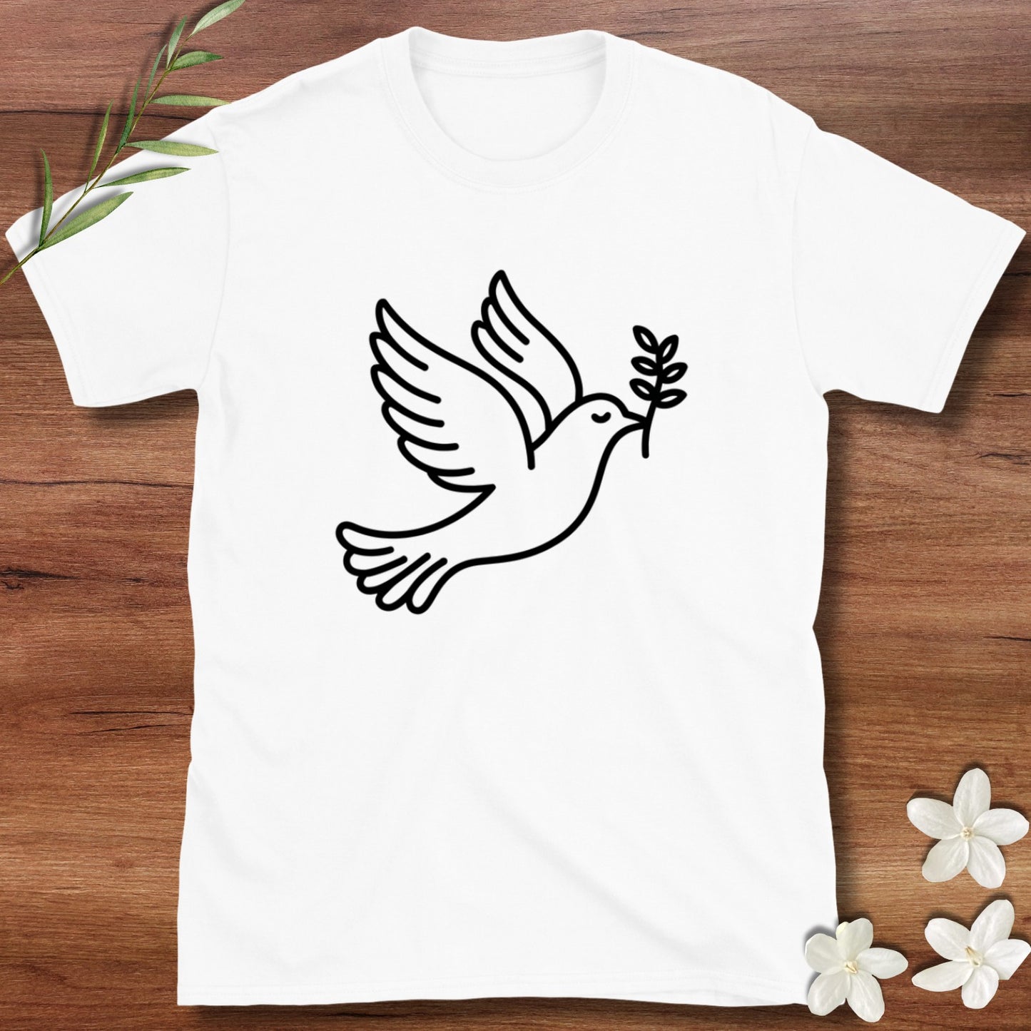 Peaceful Olive Branch Dove Tee